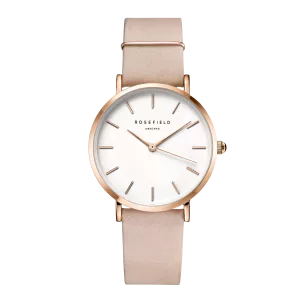 Montre WEST VILLAGE - ROSEFIELD Femme Bracelet Cuir Marron - WWCG