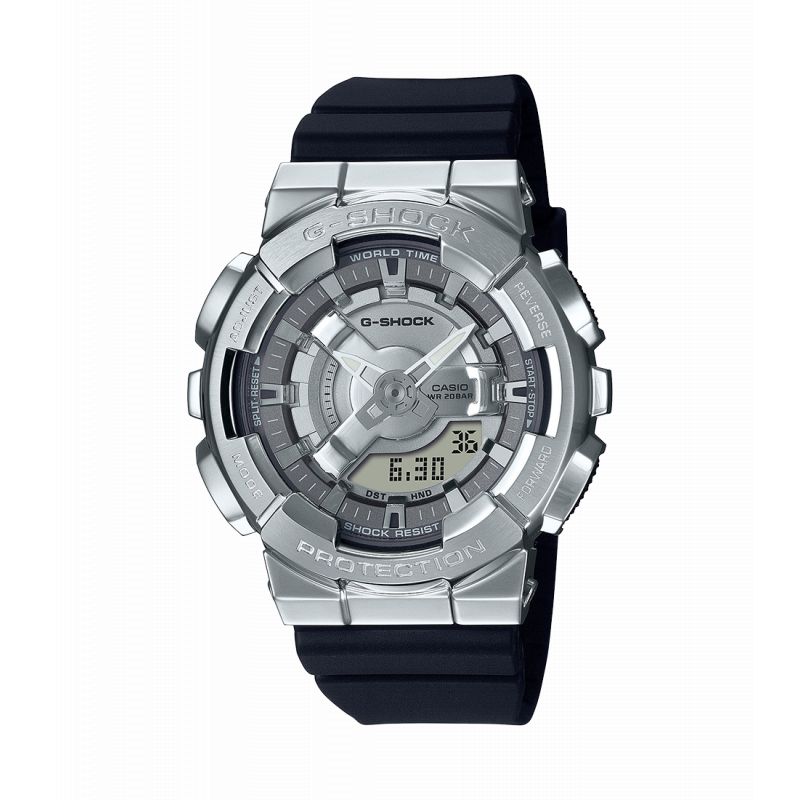 G shock cheap silver black