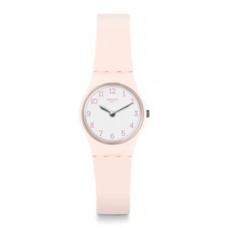 Montre Swatch Lady LP150 - PINKBELLE silicone rose pour Femme