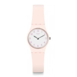 Montre Swatch Lady LP150 - PINKBELLE silicone rose pour Femme Montre Swatch Lady LP150 - PINKBELLE silicone rose pour Femme