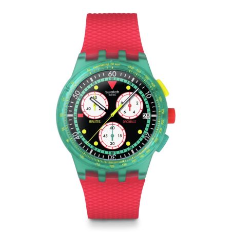 SUSG409 - SWATCH NEON EMERALD CHRONO