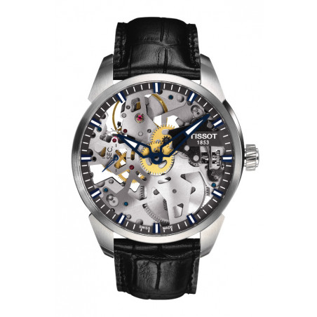 Montre Tissot T-Complication Squelette T0704051641100 - Détaillant Agréé à  Paris