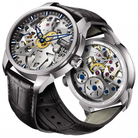Montre squelette tissot homme clearance