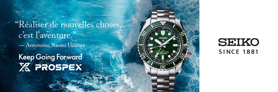 D couvrez les montres Seiko Prospex revendeur officiel Paris